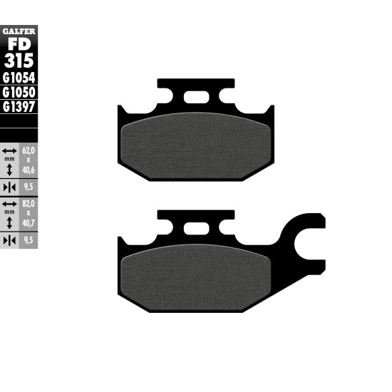 GALFER brake pads KH413