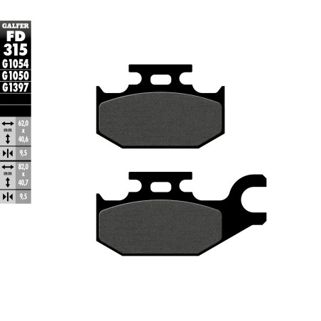 GALFER brake pads KH413