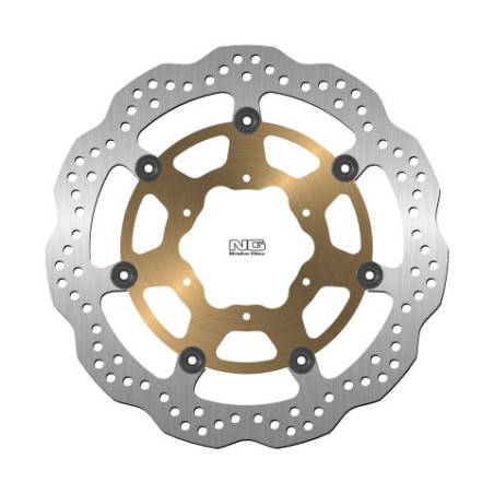 NG stabdžių diskas priekis HONDA CBR 1000 RR '06-'07, VTR 1000 SP1 / SP2 '00-'04 (320X94X4,5mm) (6X6,5mm) WAVE plaukiojantis