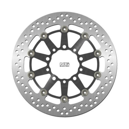 NG brake disc front KAWASAKI ER6 F / N, ZX 10R 04-15, ZX6R 05-16, KLE 650 VERSYS 07-15, Z 750 (300X80X5mm) (5X10,mm) white