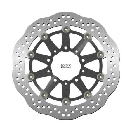 NG brake disc front KAWASAKI ER6 F / N, ZX 10R 04-15, ZX6R 05-16, KLE 650 VERSYS 07-15, Z 750 (300X80X5mm) (5X10,mm) WAVE