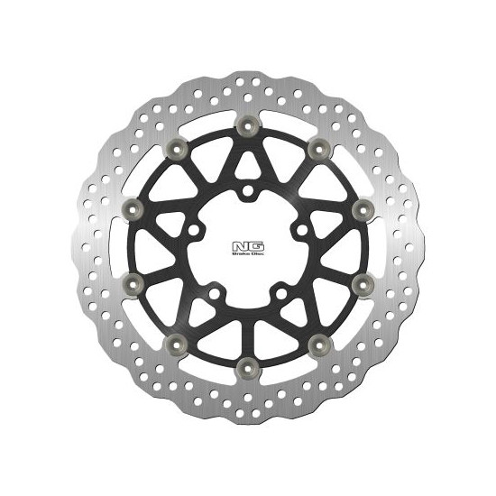 NG brake disc front KAWASAKI Z1000 / ZZR1400 '17-20 (310X80X5,5mm) (5X10,5mm) WAVE floating (ALUMINUM CENTER)