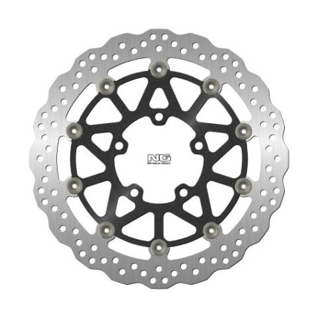 NG brake disc front KAWASAKI Z1000 / ZZR1400 '17-20 (310X80X5,5mm) (5X10,5mm) WAVE floating (ALUMINUM CENTER)