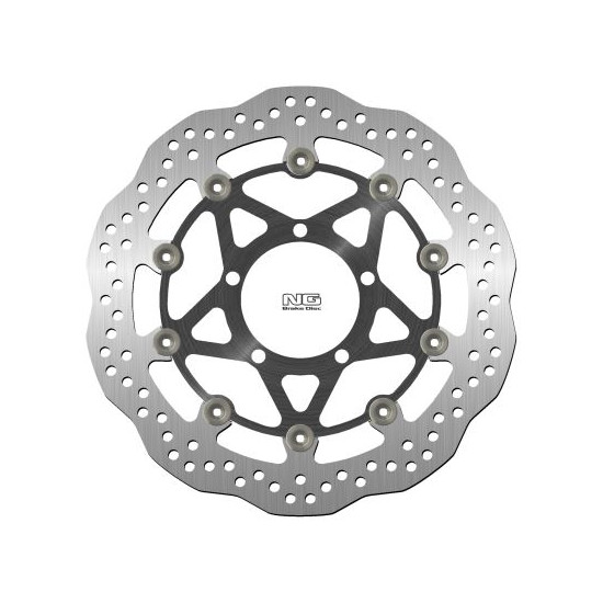 NG brake disc front TRIUMPH DAYTONA 675 '06-'13, STREET 675 '07-'13 (310X84,5X5) (5X10,5mm) (ALUMINUM CENTER) WAVE - pack