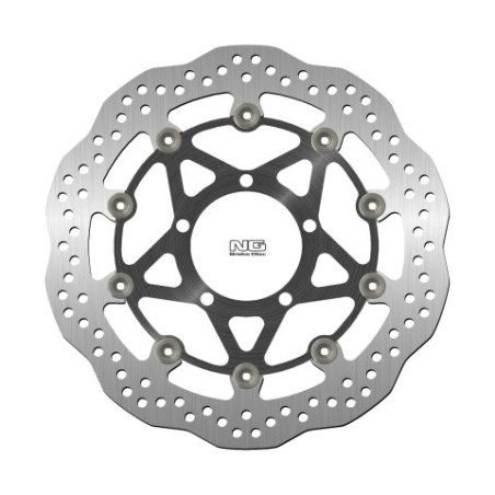 NG stabdžių diskas priekis TRIUMPH DAYTONA 675 '06-'13, STREET 675 '07-'13 (310X84,5X5) (5X10,5mm) (ALUMINUM CENTER) WAVE - pake