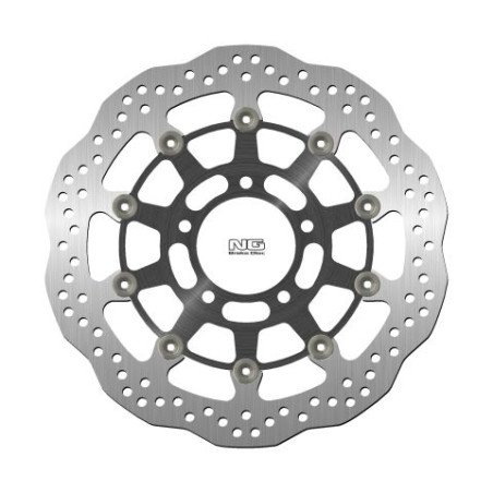 NG brake disc front TRIUMPH TIGER 1050 '07-'13, SPEED TRIPLE 1050 '05-15 (320X78X5mm) (5X10,5mm) WAVE floating (ALUM