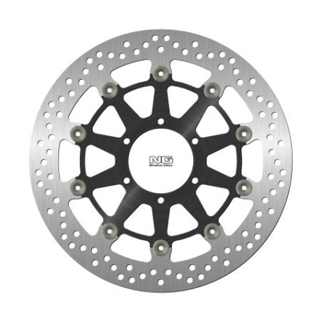 NG stabdžių diskas priekis BMW M1000RR / S1000RR '20-21 (320X80,2X4,5mm) (6X8,5mm) plaukiojantis (ALUMINUM CENTER)