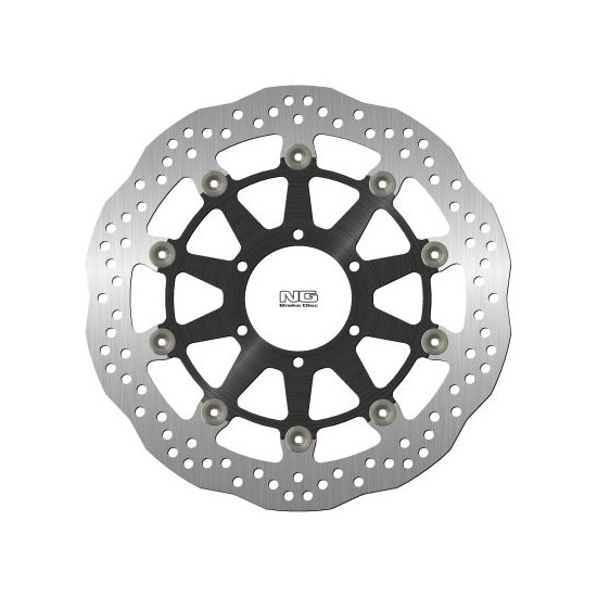 NG brake disc front BMW M1000RR / S1000RR '20-21 (320X80,2X4,5mm) (6X8,5mm) WAVE floating (ALUMINUM CENTER)