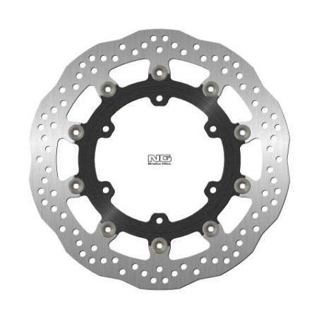 NG stabdžių diskas priekis YAMAHA FJR1300 '05-21 (320X132X4,5mm) (6X8,5mm) WAVE plaukiojantis (ALUMINUM CENTER)