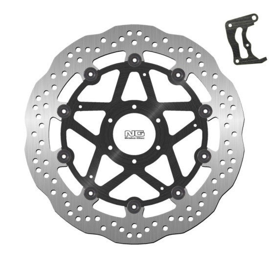 NG front brake disc with adapter OVERSIZE (298X115X4) YAMAHA XTZ 750 SUPER TENERE '89-97