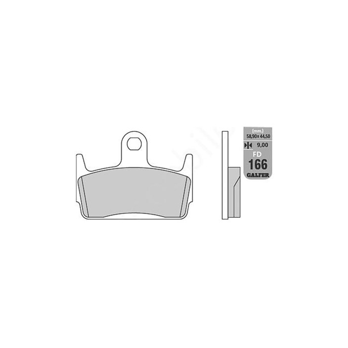 GALFER brake pads KH234 SEMI-METALLIC