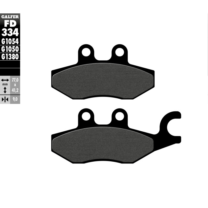 GALFER brake pads KH418 for scooters PIAGGIO rear