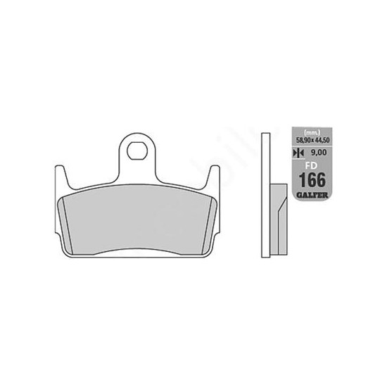 GALFER brake pads KH234 SEMI-METALLIC