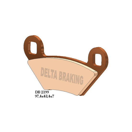 DELTA BRAKING brake pads KH475 POLARIS - replaced DB2199MX-D and DB2199QD-D