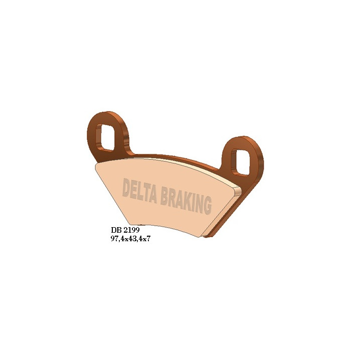 DELTA BRAKING brake pads KH475 POLARIS - replaced DB2199MX-D and DB2199QD-D