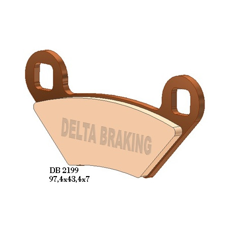 DELTA BRAKING brake pads KH475 POLARIS - replaced DB2199MX-D and DB2199QD-D