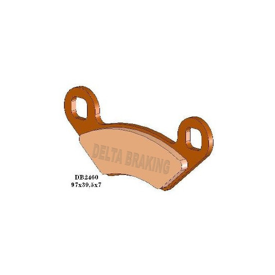 DELTA BRAKING brake pads KH159 POLARIS - replaced DB2460MX-D and DB2460QD-D