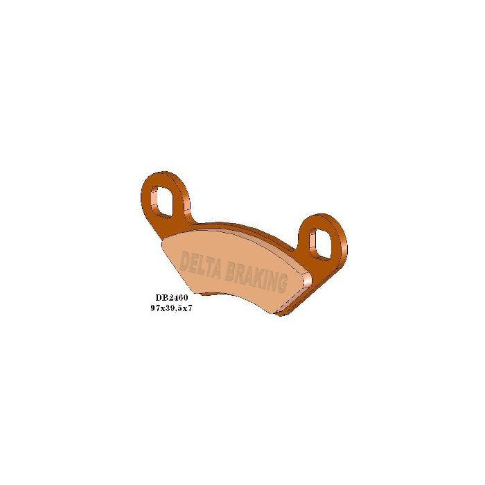 DELTA BRAKING brake pads KH159 POLARIS - replaced DB2460MX-D and DB2460QD-D