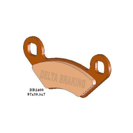 DELTA BRAKING brake pads KH159 POLARIS - replaced DB2460MX-D and DB2460QD-D