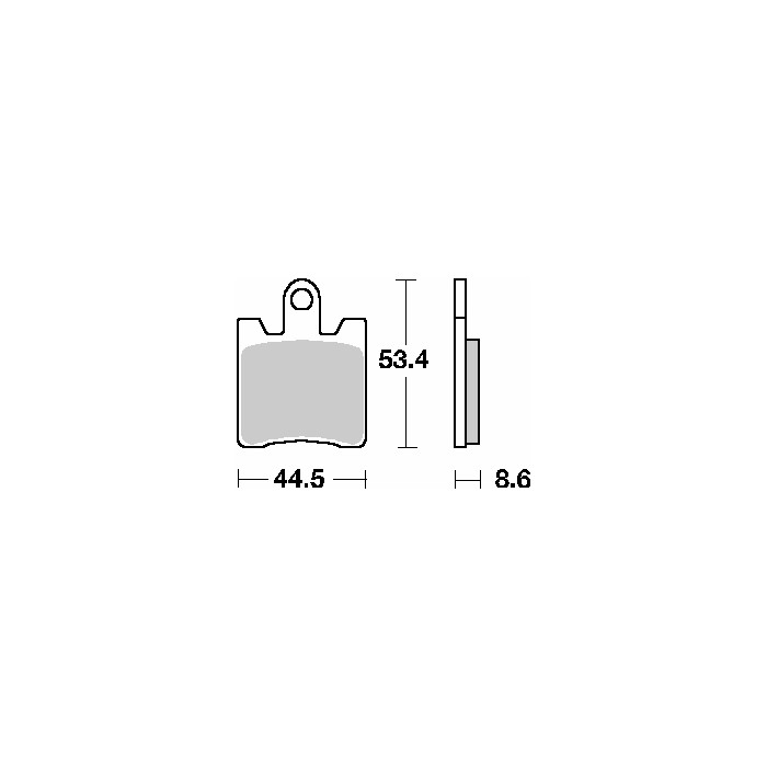 SBS brake pads KH283 MAXI CARBON CARBON TECH color black
