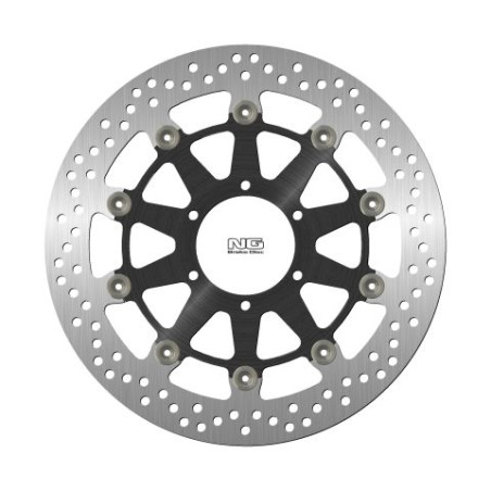 NG brake disc front BMW S1000RR / S1000R / S1000XR '19-21 (320X80,2X5mm) (6X8,5mm) floating (ALUMINUM CENTER)