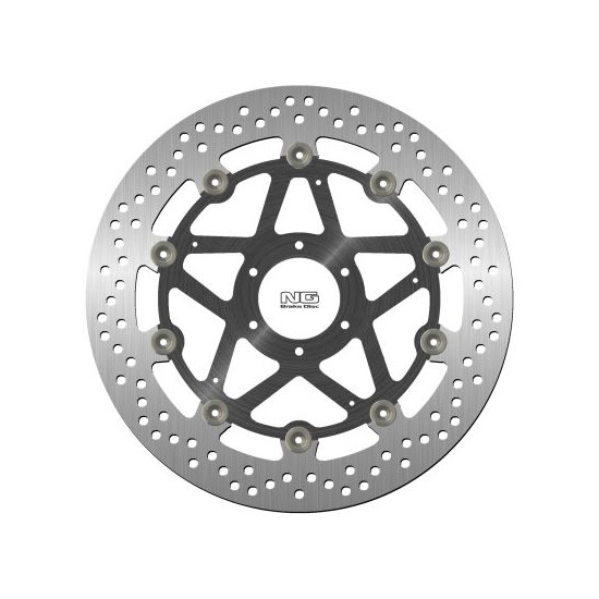 NG brake disc front DUCATI MONSTER 696 '08-14, ST3 / ST4 '03-07 (320X64X5mm) (6X8,5mm) floating (ALUMINUM CENTER)