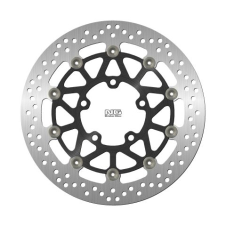 NG stabdžių diskas priekis KAWASAKI Z1000SX '19-21, Z1000 '07-20 (300X80X5,5mm) (5X10,5mm) plaukiojantis (ALUMINUM CENTER)