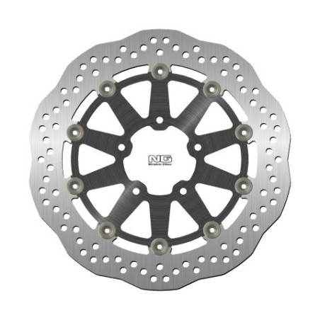 NG stabdžių diskas priekis SUZUKI GSXR 600 / 750 / 1000 '03-05, VL800 '14-15 (300X69X5mm) (5X10,5mm) WAVE plaukiojantis (ALUMINU