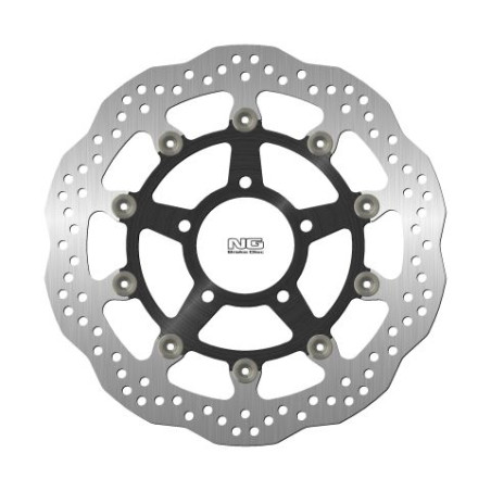 NG stabdžių diskas priekis TRIUMPH ROCKET '04-17, SPRINT 1050 '05-10 (320X78X5mm) (5X10,5mm) WAVE plaukiojantis (ALUMINUM CENTER