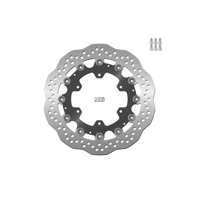 NG brake disc front BMW K1100LT / RS '89-00, R1100GS / R '93-94, R1100R / RT / RS '92-01 (305x118x5mm) (6X9,0mm) WAVE pla