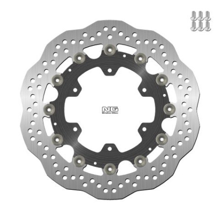 NG stabdžių diskas priekis BMW K1100LT / RS '89-00, R1100GS / R '93-94, R1100R / RT / RS '92-01 (305x118x5mm) (6X9,0mm) WAVE pla