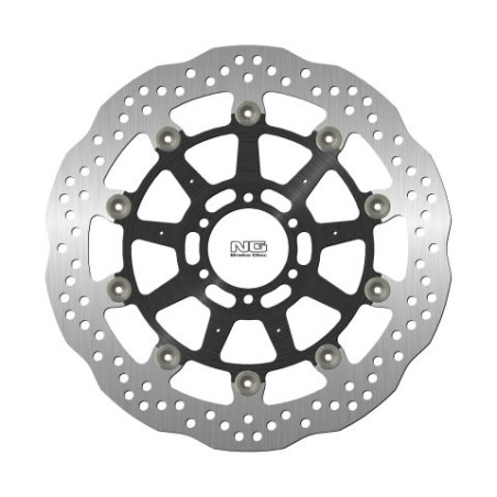 NG brake disc front BMW S 1000R / RR '13-'20, HP4 '12-'17, S1000XR '17-'19 (320X64X5,0mm) (6X8,5mm) WAVE floating (A