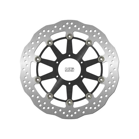 NG brake disc front HONDA CBR1000RR '09-19 (320X74X5mm) (6X6,5mm) WAVE floating (ALUMINUM CENTER)