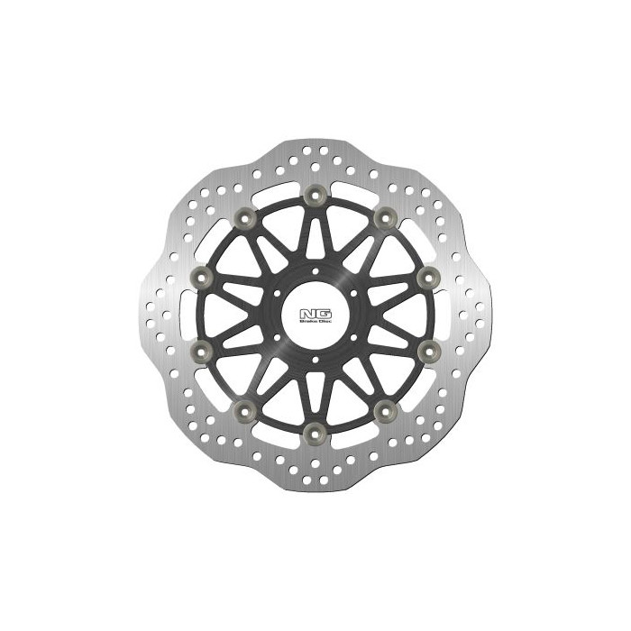 NG brake disc front HONDA CBR600 '95-98, CBR900 / 929 '93-97 (296X58X4mm) (6X6,5mm) WAVE floating (ALUMINUM CENTER)