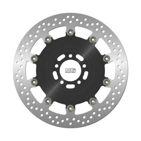 NG stabdžių diskas priekis KAWASAKI VN1500 / 1600 MEAN STREAK '02-08, W800 '19-21 (320X61X5mm) (5X10,5mm) plaukiojantis (ALUMINU