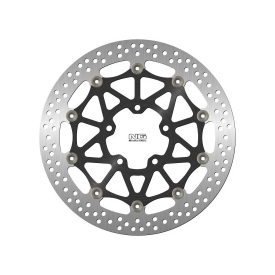 NG brake disc front KAWASAKI ZX-100R / RR '17-21 (330X80,5X5mm) (5X10,5mm) floating (ALUMINUM CENTER)