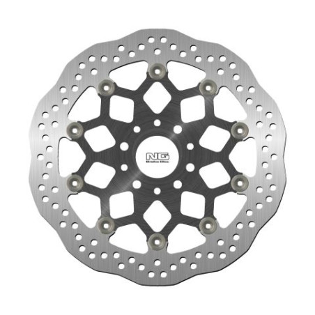 NG brake disc front KTM DUKE 790 '18-20 (300X52X5mm) (5 holes) WAVE floating (ALUMINUM CENTER)