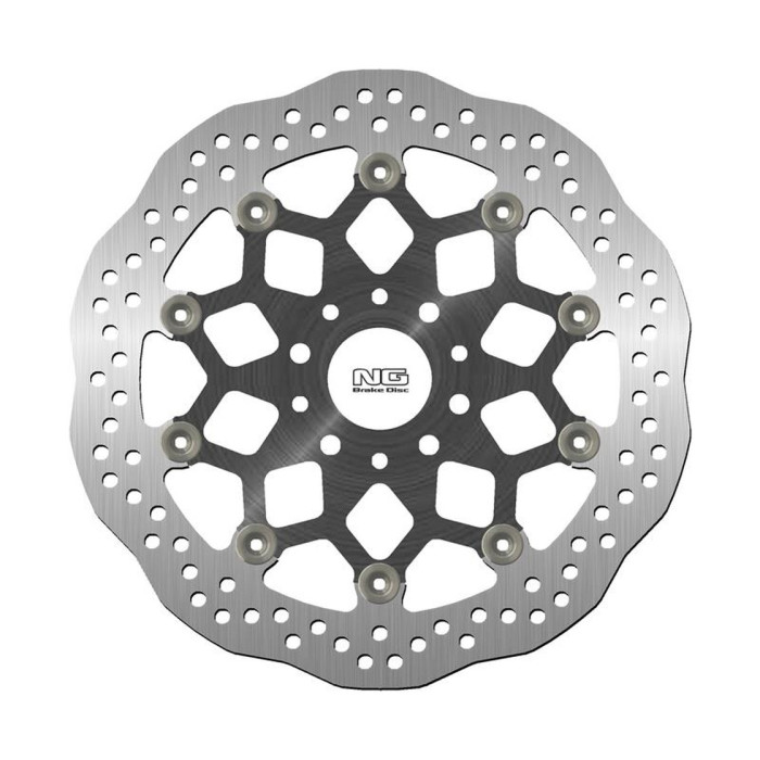 NG brake disc front KTM DUKE 890 R ABS '20-'22 (320X52X5mm) (5 holes) floating (ALUMINUM CENTER) WAVE
