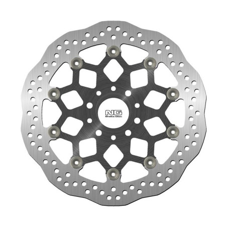 NG stabdžių diskas priekis KTM DUKE 890 R ABS '20-'22 (320X52X5mm) (5 skylės) plaukiojantis (ALUMINUM CENTER) WAVE
