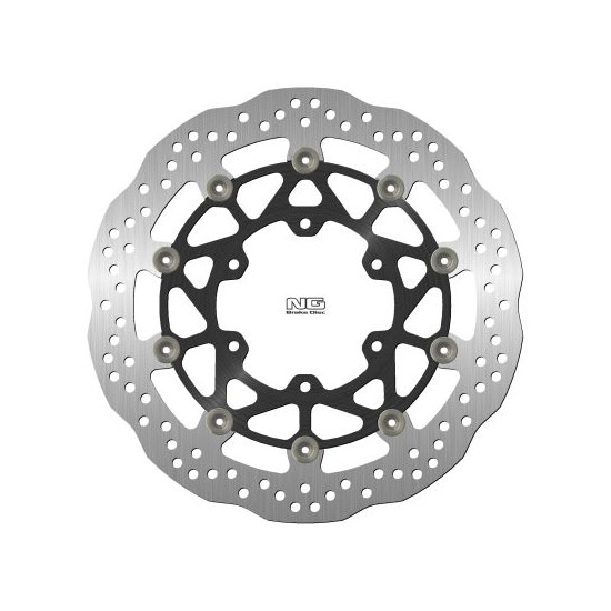 NG brake disc front SUZUKI GSXR ABS 1000 '17-19 (320X102X5,0mm) (6X8,5mm) WAVE floating (ALUMINUM CENTER)