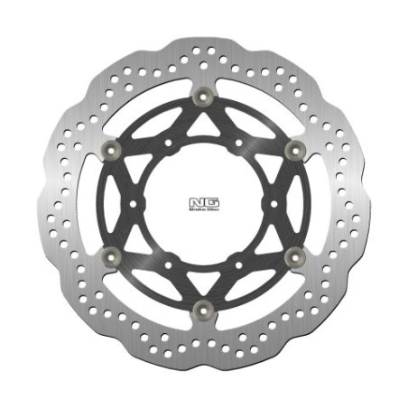 NG stabdžių diskas priekis SUZUKI GSX-S 1000 '19-21 (310X110X5mm) (6X8,5mm) WAVE plaukiojantis (ALUMINUM CENTER)