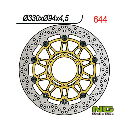 NG stabdžių diskas priekis HONDA CBR 900 / 929 / 954 RR 00-03 (330x94x4,5) plaukiojantis