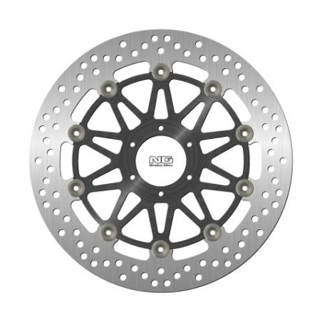 NG brake disc front HONDA CBR600 '95-98, CBR900 / 929 '93-97 (296X58X4mm) (6X6,5mm) floating (ALUMINUM CENTER)