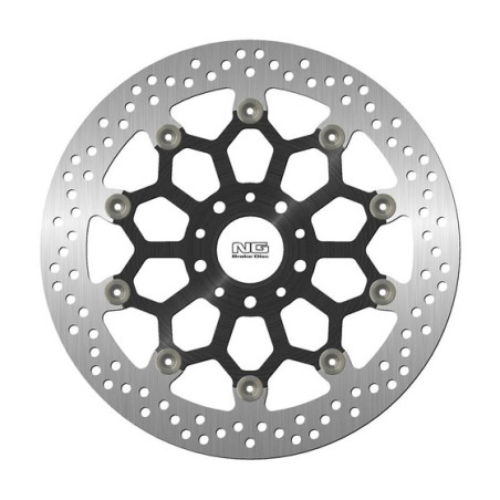 NG brake disc front KTM DUKE 890 R ABS '20-'22 (320X52X5mm) (5 holes) floating (ALUMINUM CENTER)