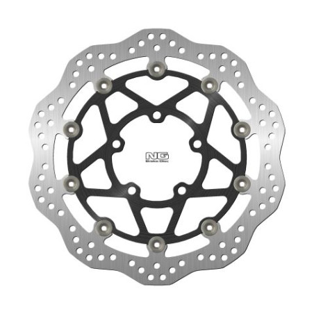 NG brake disc front TRIUMPH STREET TRIPLE 800 / THRUXTON 1200 '19-21 (310X82,5X4,5mm) (5X10,5mm) WAVE floating (ALUM