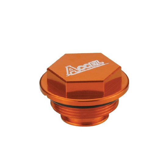 ACCEL brake master cylinder cover rear KTM BREMBO '04-'13 color orange
