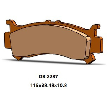 DELTA BRAKING stabdžių kaladėlės dešinė priekis KH702 HONDA SXS 1000 PIONEER '16-'22, XSX 1000 TALON '19-'22