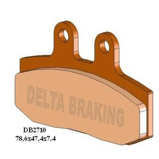 DELTA BRAKING brake pads front KH113 / KH256 APRILIA RED ROSE 125 '87-'94, ATLANTIC 500 '02-'04, SPORTCITY 125 '04-'12