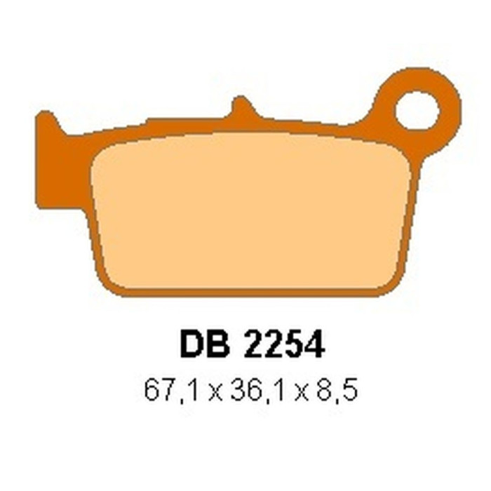 DELTA BRAKING brake pad end KH367 / 2 BETA RR 50 / 125 '08-'15, 200 URBAN '08-'15, 200 RR '20-'23, 250 RR '13-'22, 30