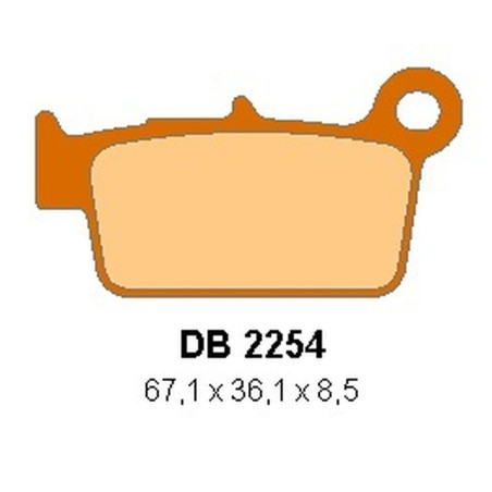 DELTA BRAKING stabdžių kaladėlės galas KH367 / 2 BETA RR 50 / 125 '08-'15, 200 URBAN '08-'15, 200 RR '20-'23, 250 RR '13-'22, 30